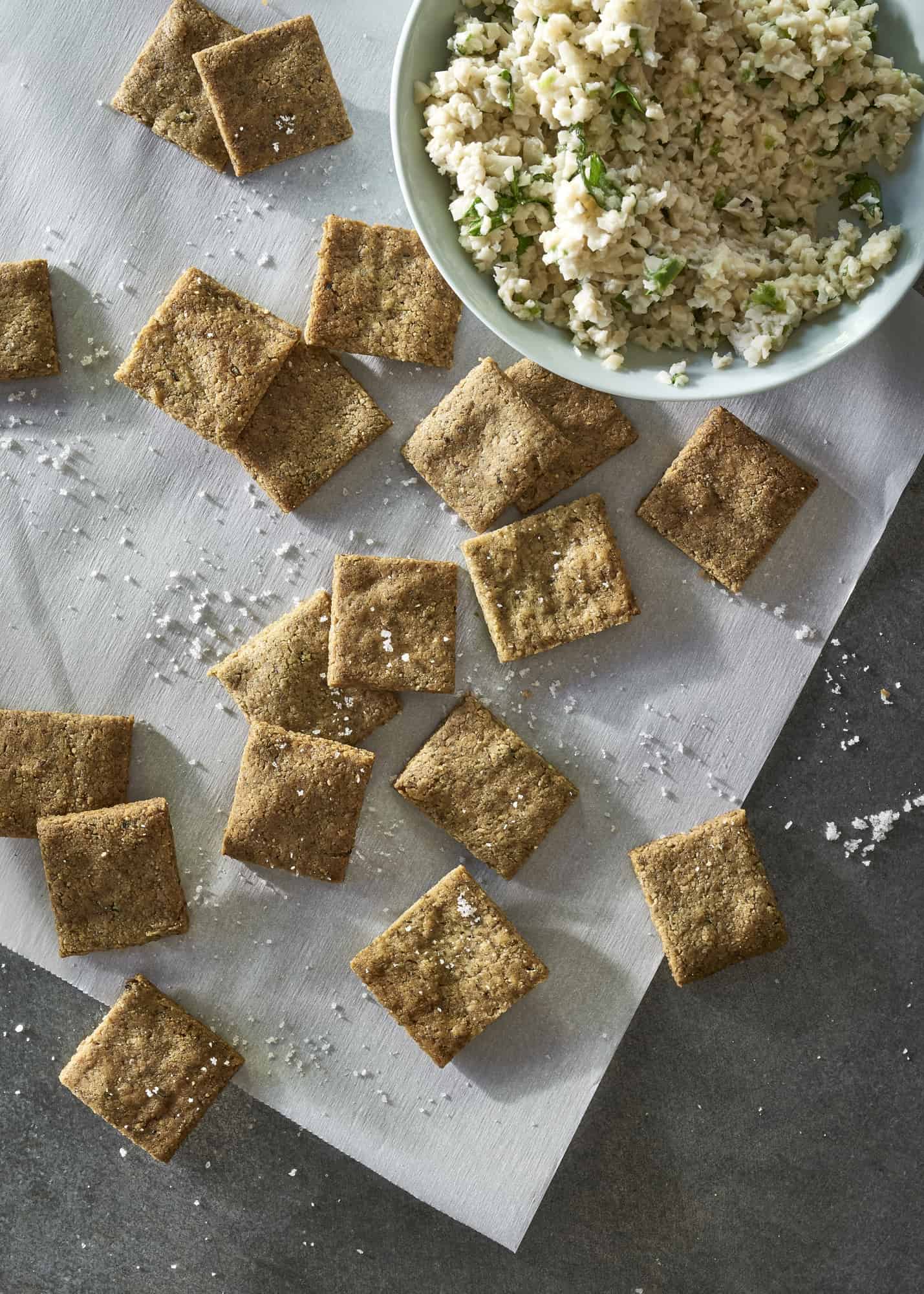 Rosemary Vegan Gluten-Free Crackers - The Blender Girl