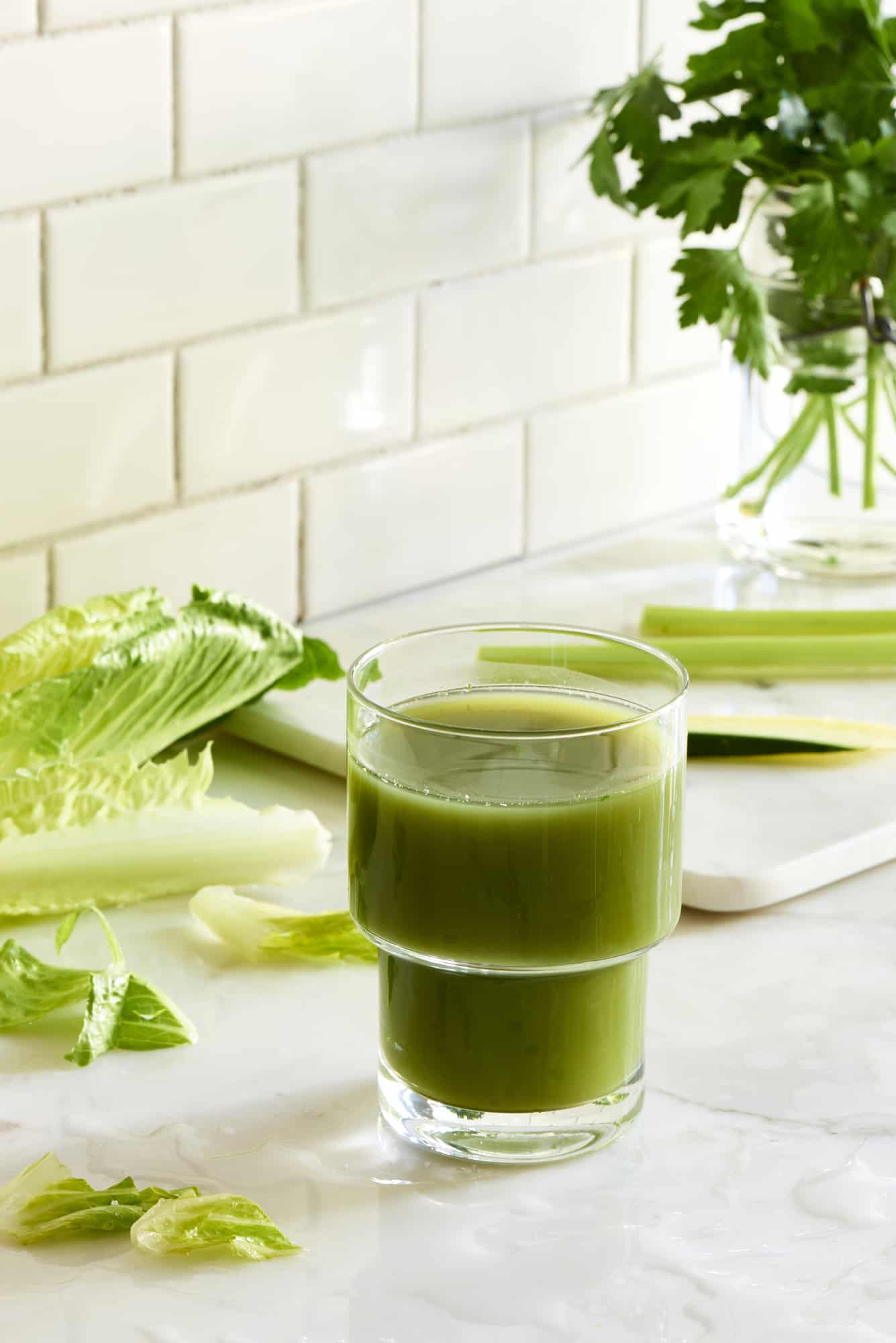 Sleep Elixir Green Juice from the 3 Day Juice Cleanse - The Blender Girl