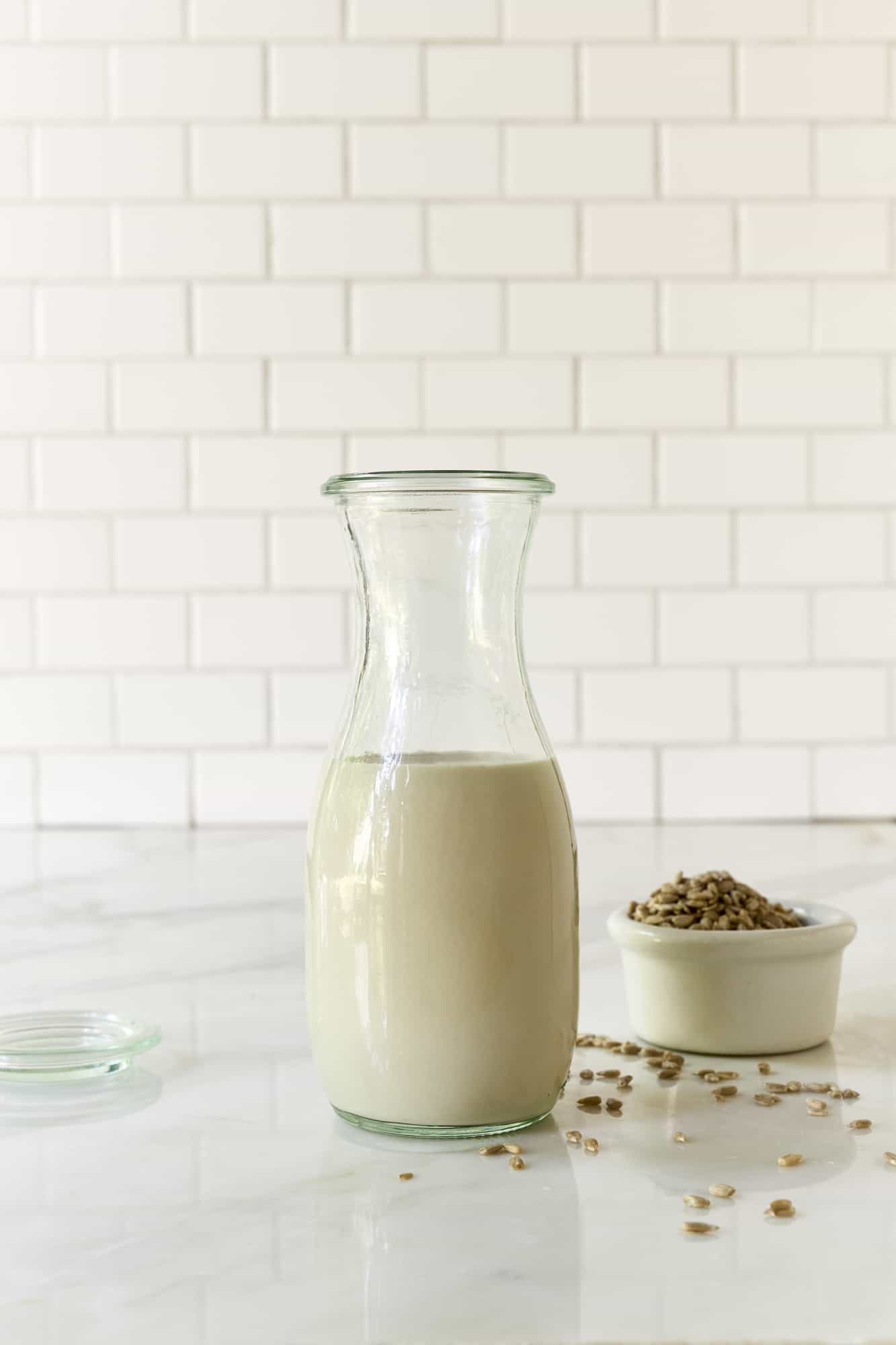 Sunflower Seed Milk Recipe {NutFree, Vegan, Paleo} The Blender Girl