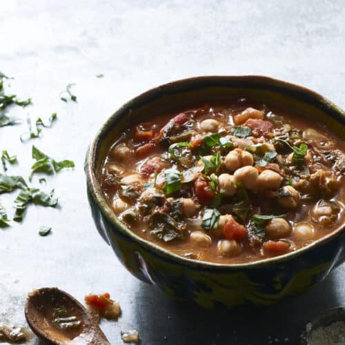 Swiss Chard Chickpea Soup {Vegan + Gluten-Free} - The Blender Girl