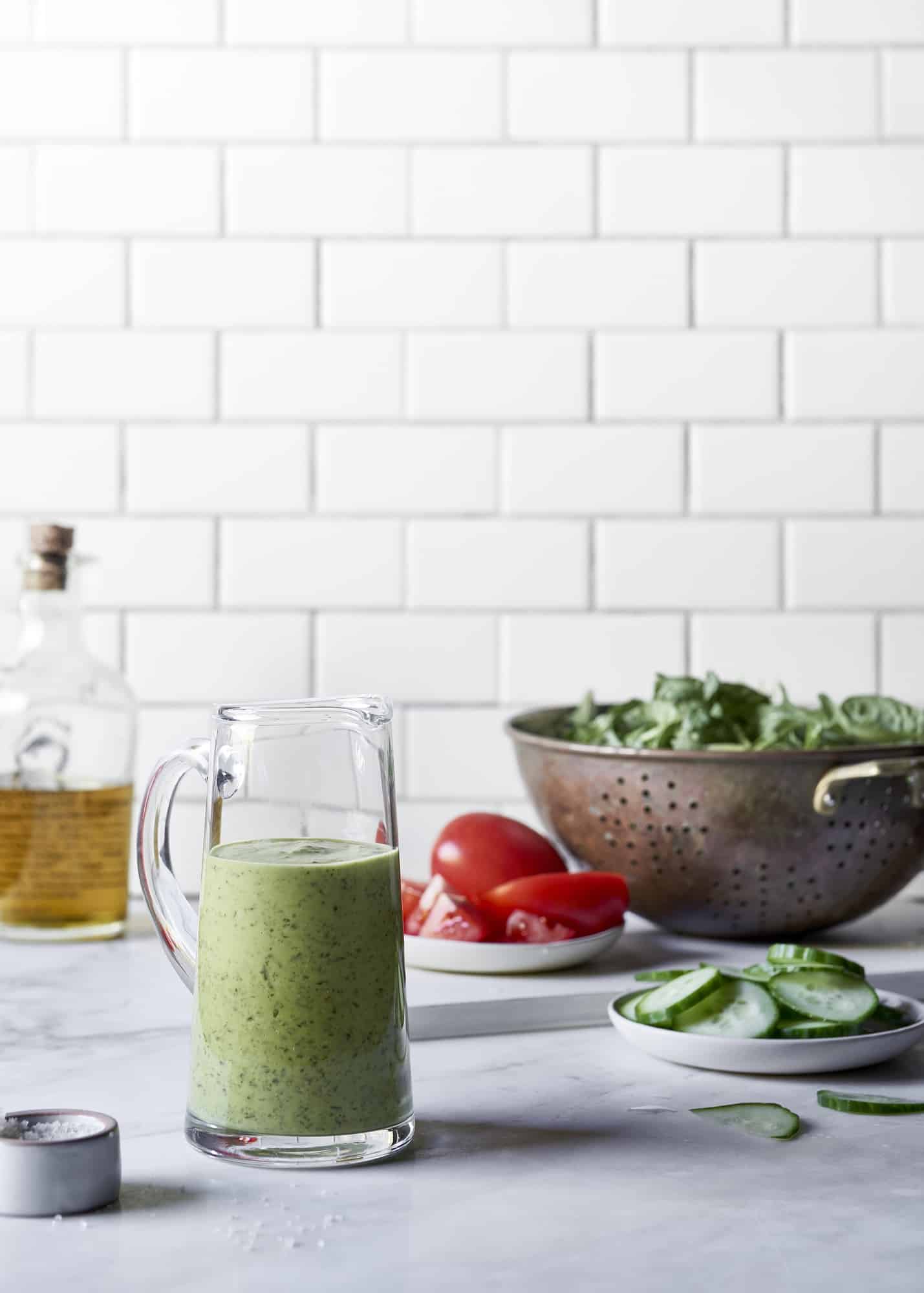 Green Queen Dairy-Free Salad Dressing from The Blender Girl Cookbook