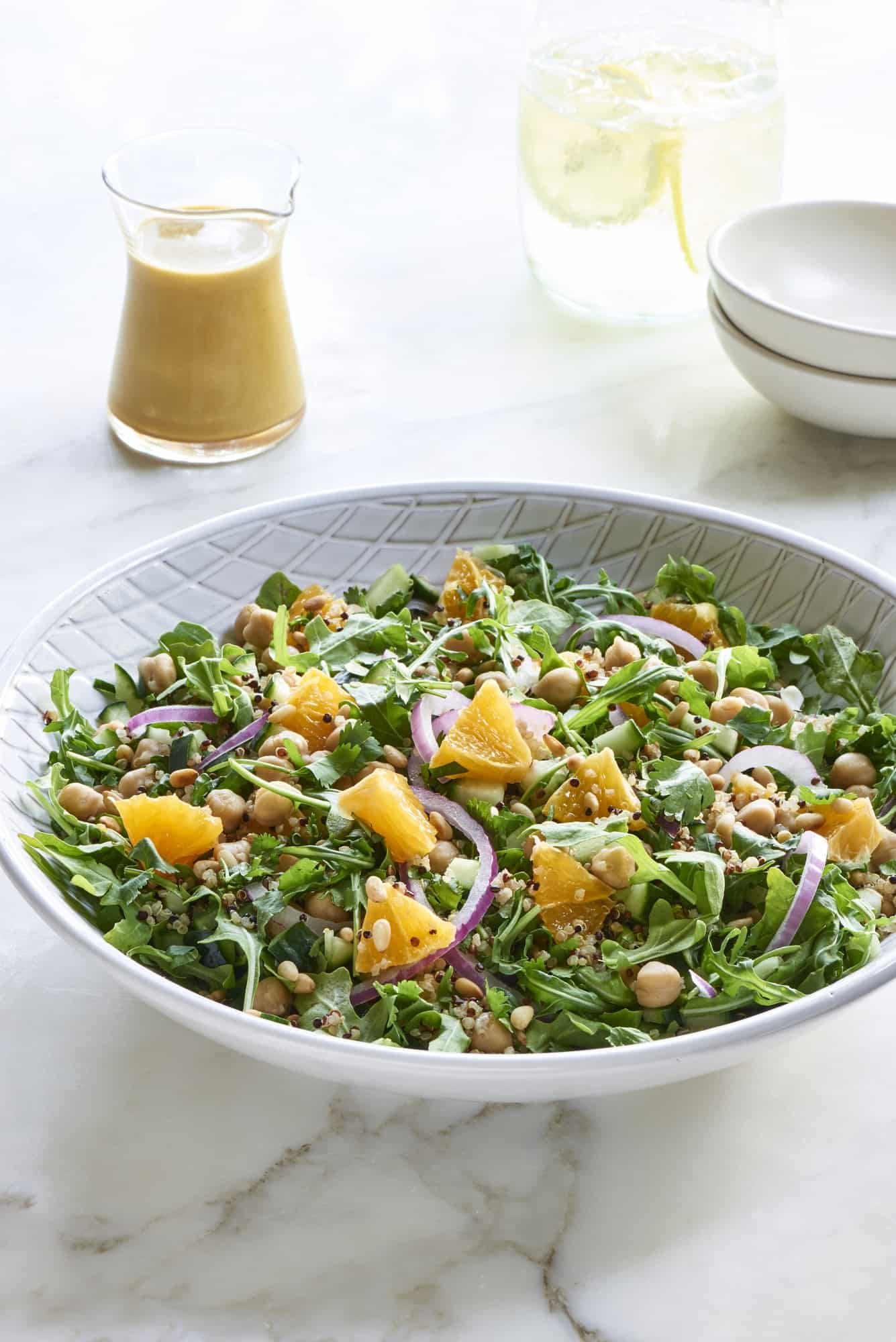 Vegan Quinoa Salad with Orange and Arugula - The Blender Girl
